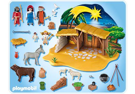 Große Krippe mit Stall 4884A PLAYMOBIL®